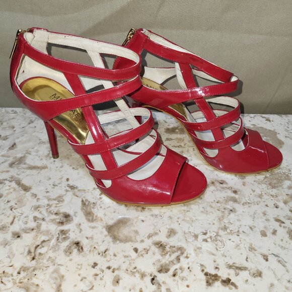 Red Strap Sandals - Picture 3 of 4